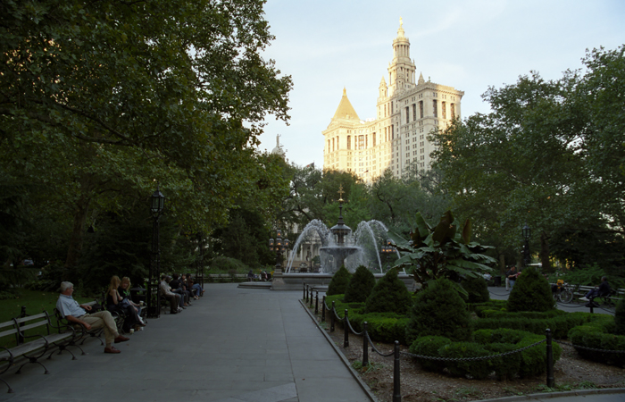 park by cityhall